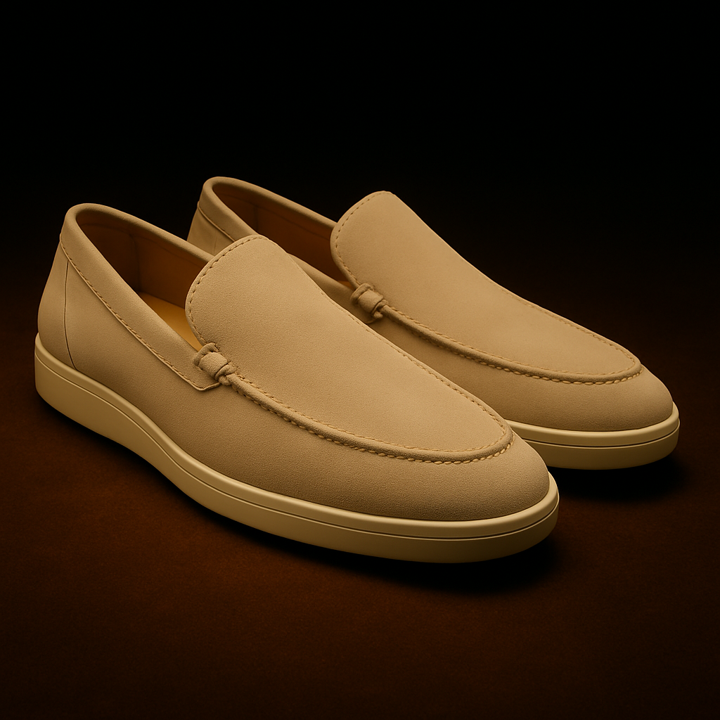 Vento d’Italia – Sabbia Suede Loafers